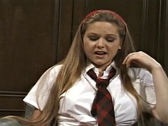 69, Amatør, Vakker, Dildoen, Fransk, Hardcore, Leker, Uniform