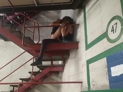 Adorabile, Pompino, Carina, Latina, Piccola, Pubblico, Spagnola, Succhiando