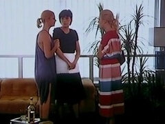 Französisch, Behaart, Lesbisch, Orgie, Strümpfe, Flotter dreier, Vintage