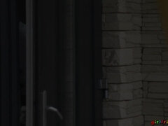 Tyttöystävä, Lesbo, Selkäsauna, Itsetyydytys, Ulkona, Pillu, Suihku, Märkä