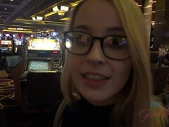 Amatorka, Dziewczyna, Okulary, Drobna, Punkt widzenia, Cipka, Chudy, Cycki