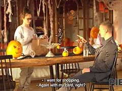 Bella, Brunetta, Coppia, Sborrata, Cieca, Hd, Latina, Calze