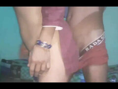 커플, 인도인, 나이든, 와이프