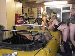 Hot MILFs Get Fucked by Car Mechanic