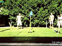 Négyes, Hd, Orgia, Szabadban, Nyilvános, Valóság, Durva, Visítozás