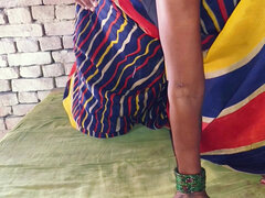 Desi Hot Saree Wearing Wife's Husband Made Her Doggy Style and Fucked Her Pussy