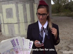 Czech Streets 106 Stewardess Andrea