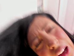 Anal, Bebê, Peitos grandes, Morena, Masturbação, Solo chão, Tetas, Brinquedos