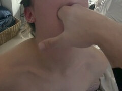 Asiatisk, Avsugning, Sätta munkavle på, Mask, Spanking