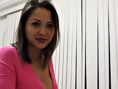 Tussi, Grosse titten, Braunhaarige, Handjob, Hardcore, Latina, Mexikanisch, Milf