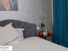 아마추어, 항문, 흑갈색 머리, 딜도, 수음, 혼자, 젖가슴, 웹캠