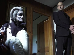 Duży kutas, Obciąganie, Ciemna karnacja, Obciąganie, Wielorasowy, Lizanie, Masturbacja