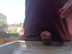 Europejski, Masturbacja, Na wolnym powietrzu, Sikanie, Solo