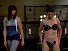 Anaali, Sitominen alistaminen sadomasokismi masokismi, Tupla penetraatio, Nais alistaja, Fetissi, Rankka, Sukkahousu, Tatuointi