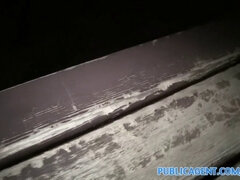 Blondin, Bil, Hd, Ungersk, Milf, Mamma, Offentlig, Hans