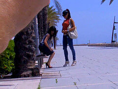 Spiaggia, Pompino, Schizzo di sborra, Latina, Lesbica, Pubblico, Terzetto, Guardone