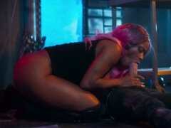 Ebony booty babe Deeper Space sex video