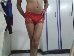 My Orange Underwear Fetish Show