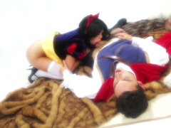 Isot tissit, Musta, Spermashotti, Takaapäin, Naamallinen, Ulkona, Sukkahousu, Häät