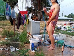 Bondagebeldade, Vagina gozada cu gozado, Punheta, Andrógino, Ao ar livre cartaz de rua outdoor, Pontos de vista, Hermafrodita andrógina, Ducha chuveiro