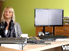 18 jaar, Blond, Pijpbeurt, Tsjechisch, Europees, Kantoor, Zoon, Tiener