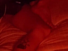 Amatööri, Amerikkalainen, Pariskunta, Sekarotuinen, Vanhempi, Paljas, Ratsastaa