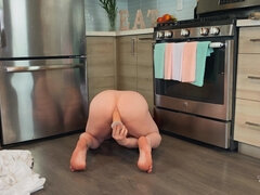 Anaal, Grote mammen, Seksspeelgoed, Masturbatie, Roodharige vrouw, Shemale, Alleen, Speelgoed