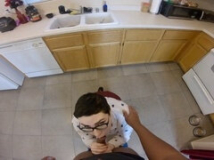 デカ尻, デカチン, 黒人, フェラチオ, 大学生, 顔射