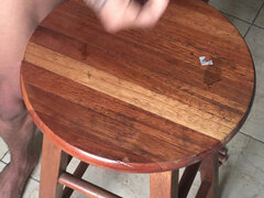 Leie, Grosser schwanz, Spermaladung, Masturbation, Solo, Tätowierung