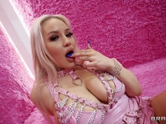 큰 가슴, 금발의, 오랄섹스, 하드코어, 보지, 젖가슴