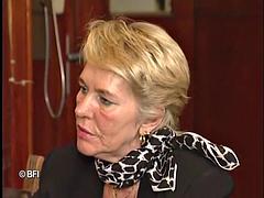 Blondine, Bedstemor, Behåret, Hårdt, Lingerie