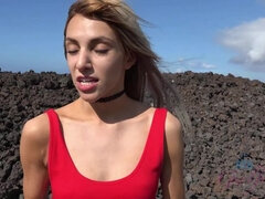 Amatoriale, Bionda, Sfavillanti, Fidanzata, Orgasmo, Punto di vista pov, Pubblico, Figa