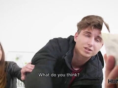 Watch this petite Czech teen become a slut for cash by being a cuckold for her rich boyfriend