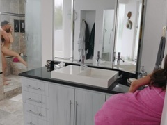 Amerykański, Analny, Blondynka, Wytrysk, Styl na pieska, Kobiety mężczyzna, Kneblowanie, Pociąg