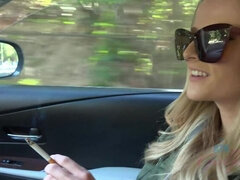 Leie, Blondine, Blasen, Zierlich, Pov, Öffentlich, Muschi, Rasiert