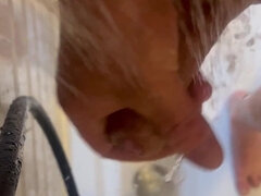 Amatőr, Fürdőszoba, Európai, Házi készítésű, Maszti, Nézőpont, Egyedül