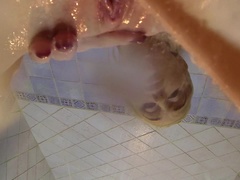 Kopalnica, Blondinka, Češka, Vstavitev, Naravne joške, Orgazem, Piercing, Sesanje