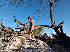 In den arsch, Crossdresser, Füsse, Lingerie, Öffentlich, Reiten, Transfrau, Solo