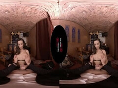 Tridimensionnel, Sucer une bite, Brunette brune, Plantureuse, Hard, Hd, Pov, Réalité