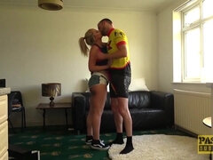 Submissive Babe Hardcore Fucked By Dom - Blonde