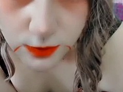 Enthousiasteling, Aziatisch, Bondage discipline sadomasochisme, Mooi, Universiteit, Travestiet, Roodharige vrouw, Webcamera