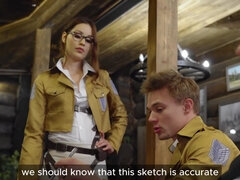 항문, 큰 음경, 입에 사정, 사정 샷, 깊은목구멍, 더블 삽입, 쓰리섬, 젖가슴