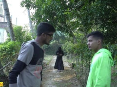 Indian Hijab Girl Dating Sex with Husband Friend! Fuck My Wife