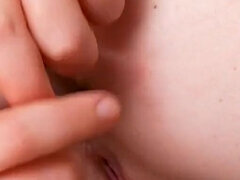 Blonde Lesbian Squirts as She Rubs Her Clit with Vibrator During Hot Sex with Her Busty Pink Haired Girlfriend