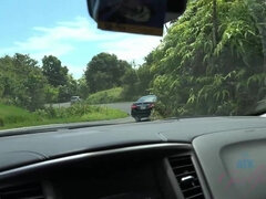 Suihinotto, Ruskeahiuksinen, Sormetus, Käsihoito, Julkinen, Ajeltu, Laiha, Tissit