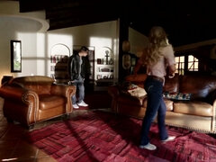 금발의, 오랄섹스, 발, 여자친구, 대단히, 밀프, 자연의 가슴, 보지