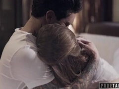 Step-Sister Riley Reid Caught Fucking Step-Dad by Step-Brother - Taboo Threesome