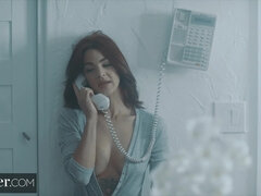 18, デカパイ, ブロンド, フェティッシュ, 指いじり, キス, なめる, オマンコ