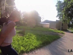 Sofia Lee's chubby ass gets arrested & rough fucked in HD Law4k video