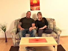 Leie, Grosser schwanz, Grosse titten, Paar, Deutsch, Hardcore, Öffentlich, Titten